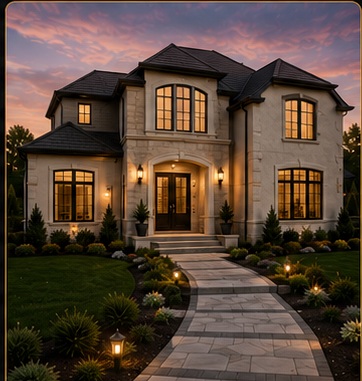 Luxury home exterior