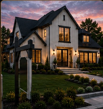 Luxury home exterior